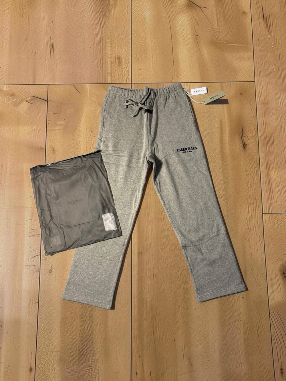 Fear Of God Essentials Dark Oatmeal Uncuff Pants